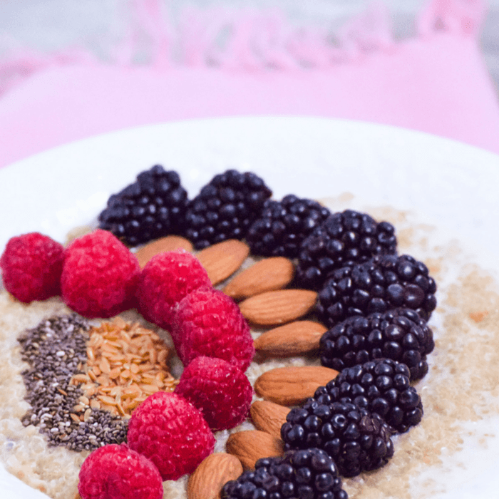 Berry Quinoa Breakfast Bowl by Emily Kyle Nutrition