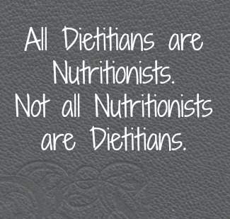 Nutritionist vs Dietitian